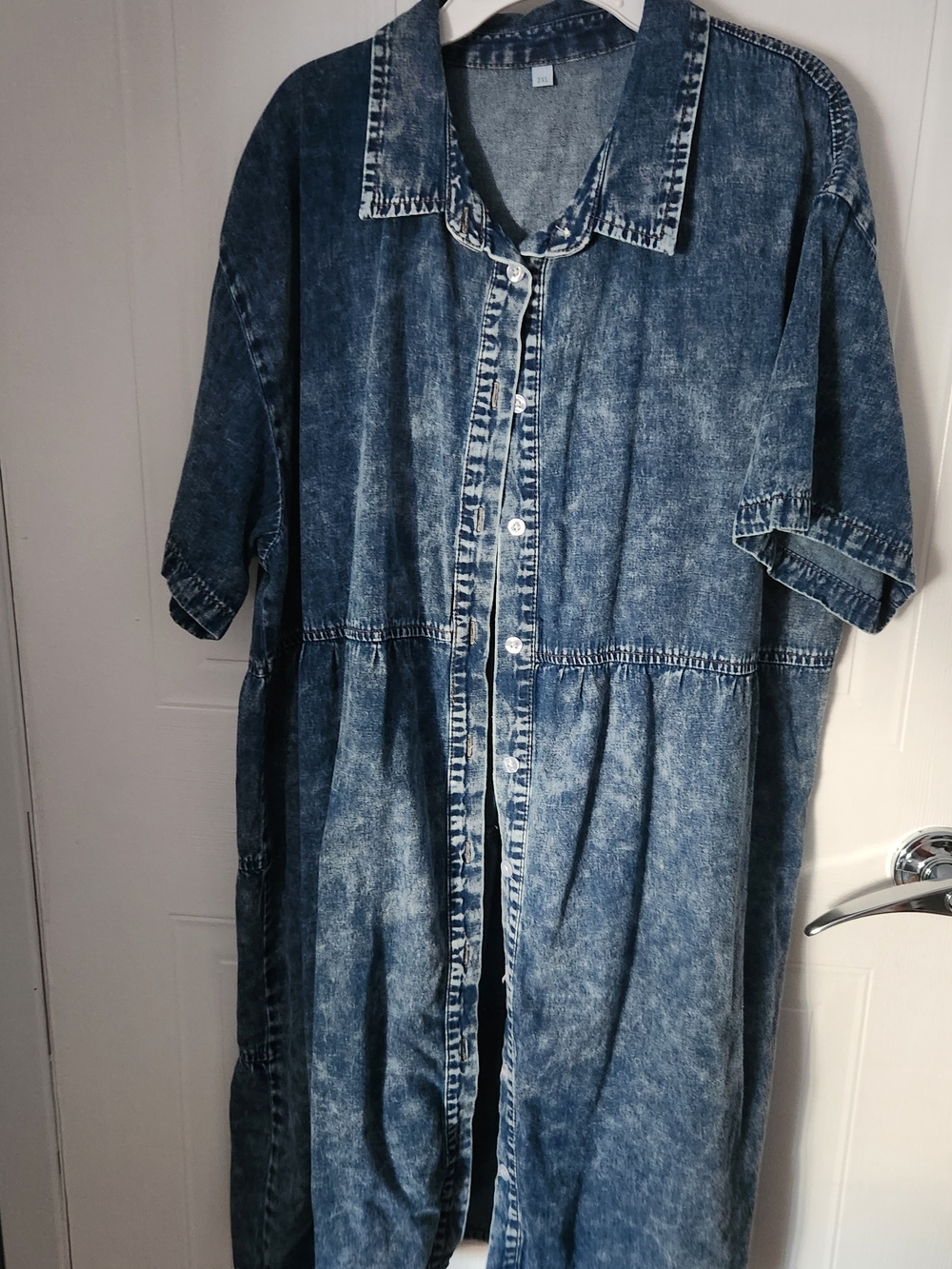 Blue Denim-Effect  Dress